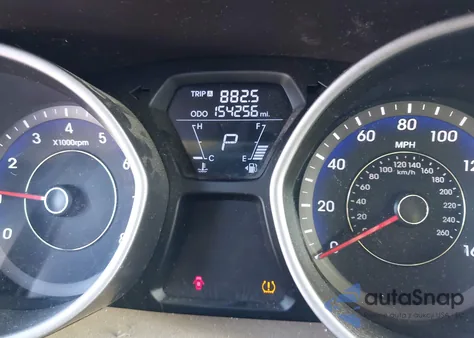 2012 Hyundai Elantra Gls (Ulsan Plant) from USA, damaged, VIN KMHDH4AEXCU373194